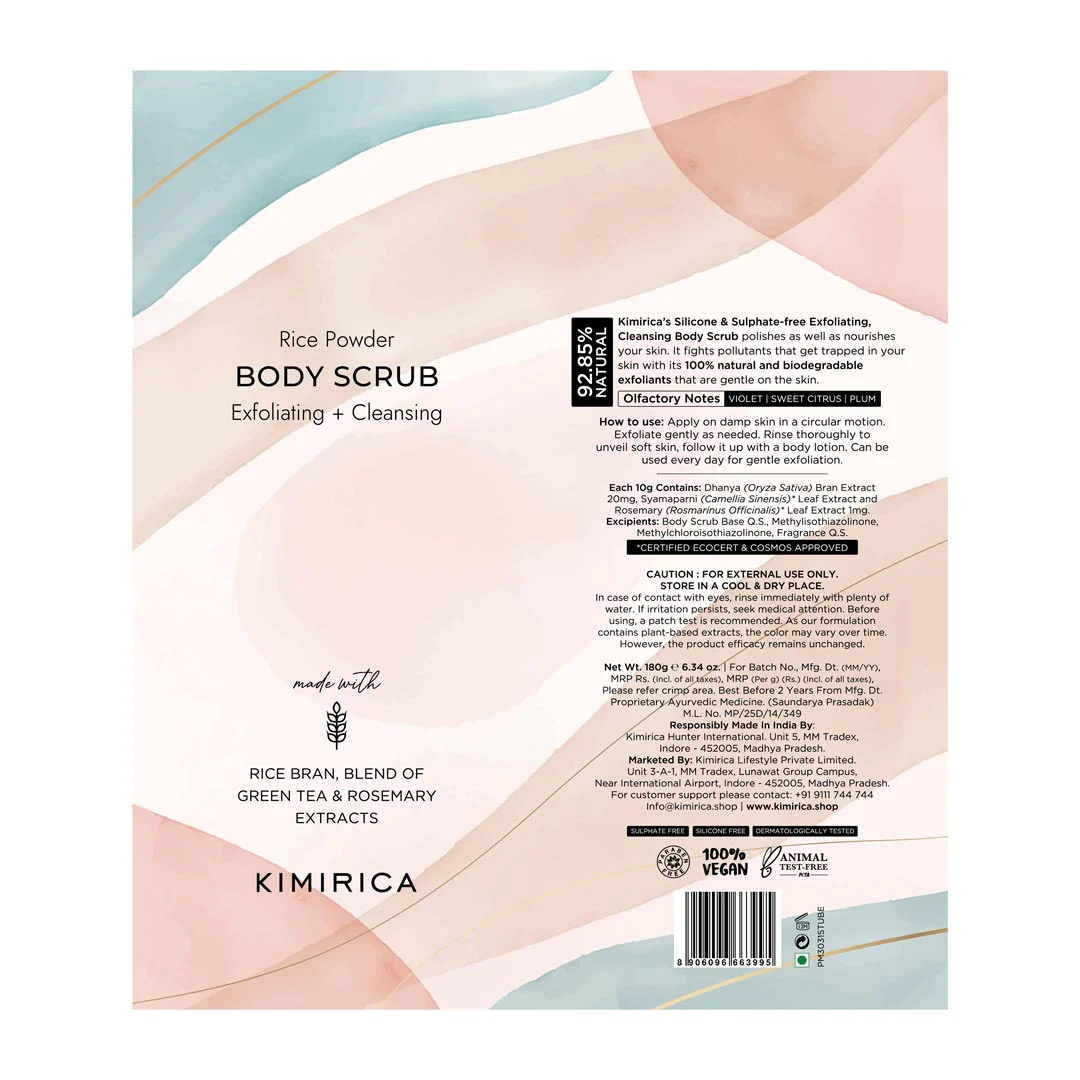 Rice Powder Body Scrub - Image 10