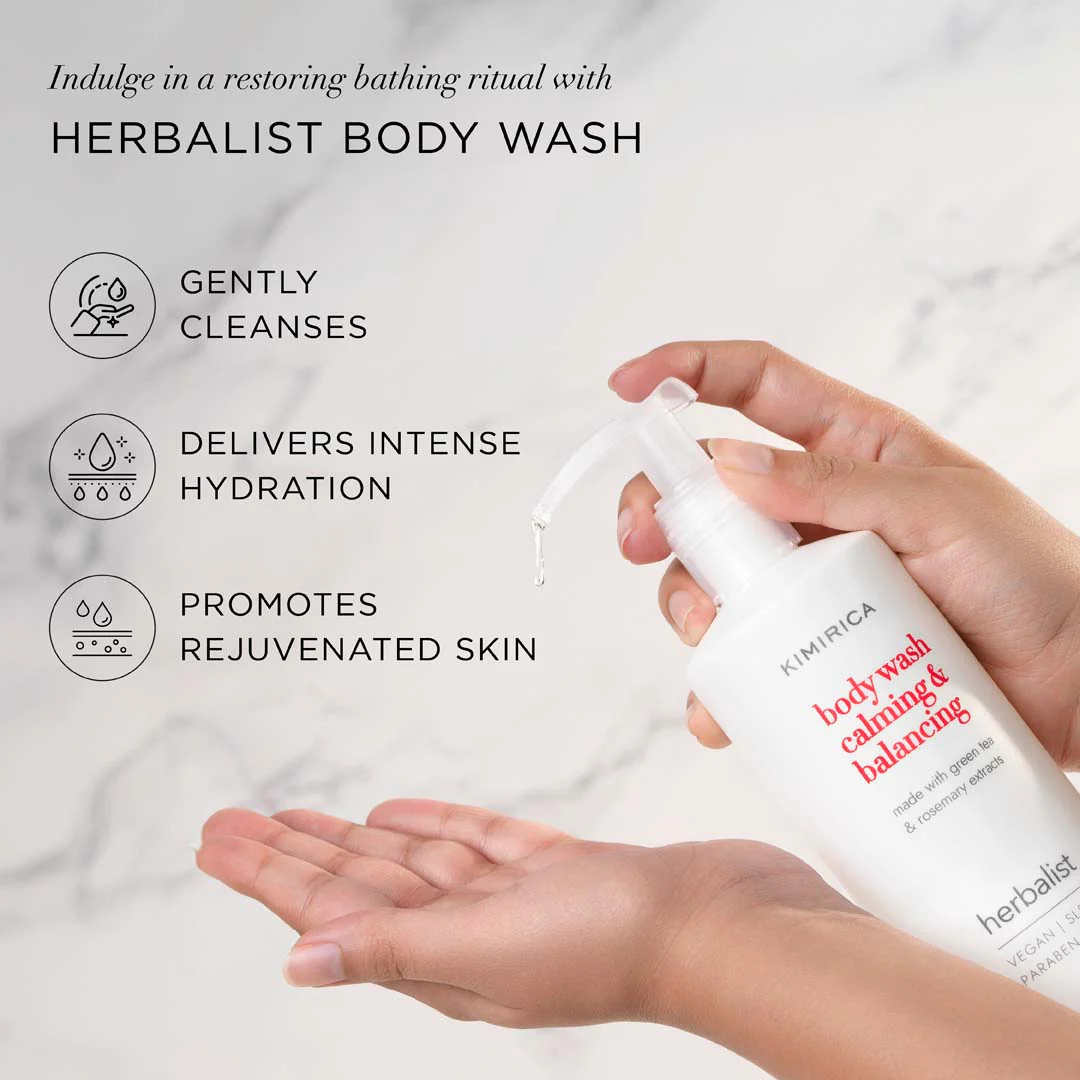 Green Tea & Rosemary Body Wash - Image 3