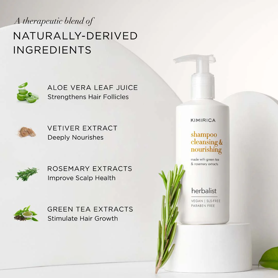 Green Tea & Rosemary Shampoo - Image 4
