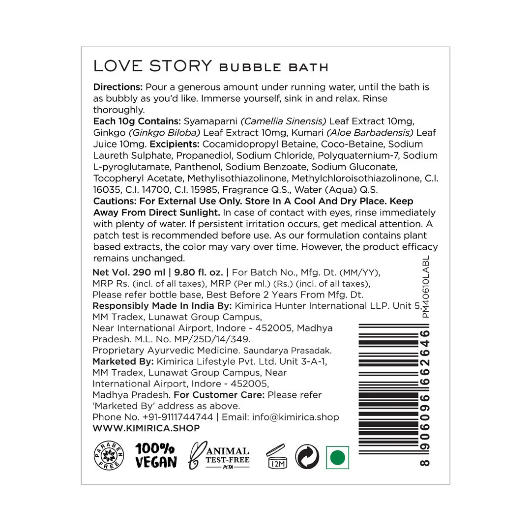 Jasmine Bubble Bath & Epsom Bath Salt bath care duo - Image 8
