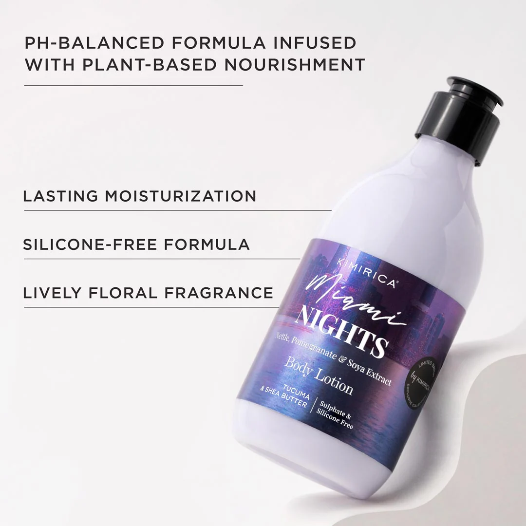 Miami Nights Plum & Violet Body Lotion 300ml - Image 3