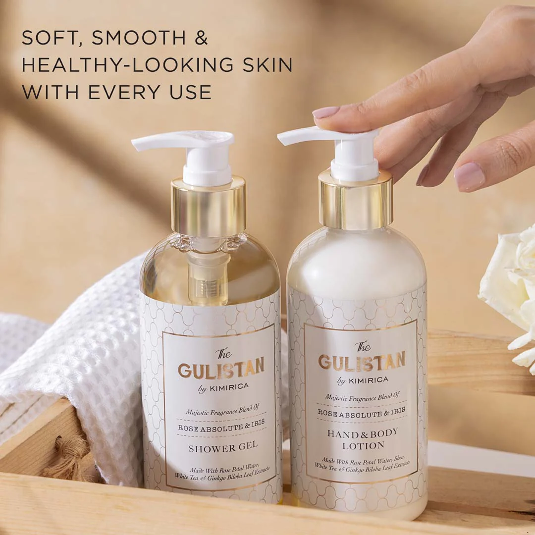 Rose shower gel & body lotion duo - Image 6