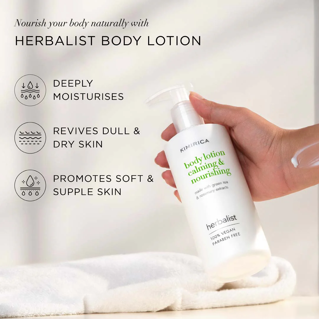 Green Tea & Rosemary Body Lotion - Image 3