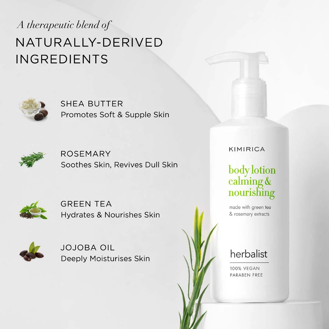 Green Tea & Rosemary Body Lotion - Image 4