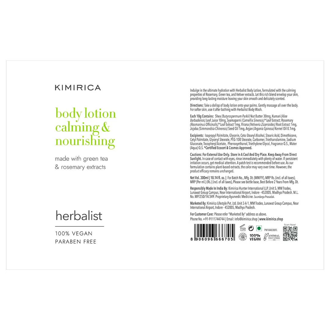 Green Tea & Rosemary Body Lotion - Image 8