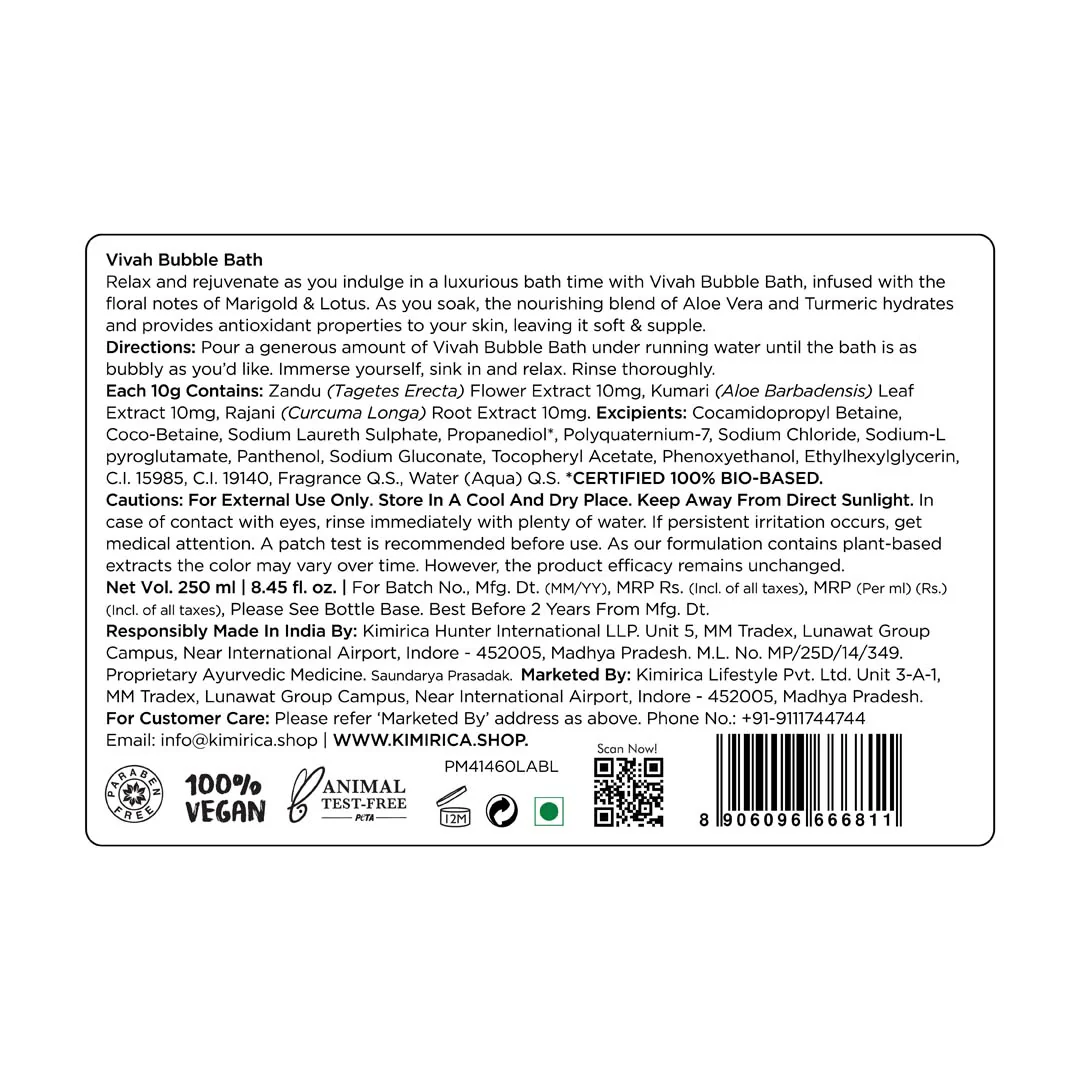 Marigold & Turmeric Bubble Bath - Image 7